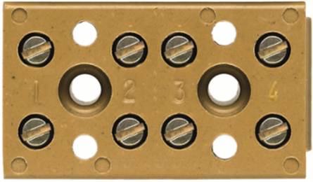 BK 4 CRN Multipin Terminal Strip, 8 mm Stripping Length, 4 mm² Rated Cross-Section