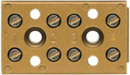 BK 4 CRN Multipin Terminal Strip, 8 mm Stripping Length, 4 mm² Rated Cross-Section