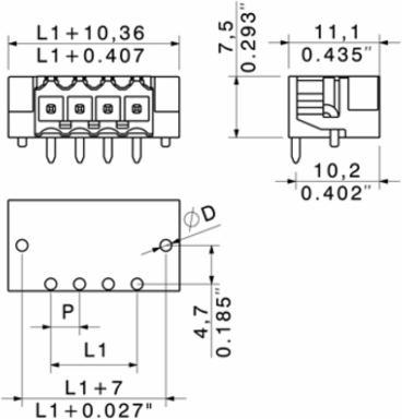 SL-SMT 3.50/11/90RF 1.5SN BK BX
