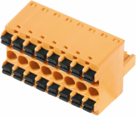 PCB Plug-In Connector, Female, 5.08 mm, 6 Poles, 180 , PUSH IN Connection