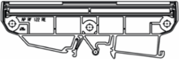 Electronics Housing End Plate 6.4 mm Width, 5.15 Inch Length, Orange