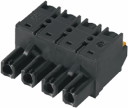 PCB Connector 4 Pole, 7.62 mm, PUSH IN, Max Clamping 2.5 mm2, Height 0.594 Inch