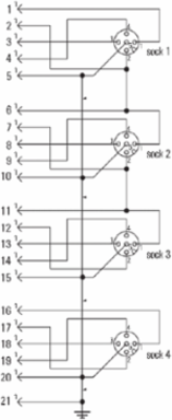 SAI-4-M M12 1:1 SO UT