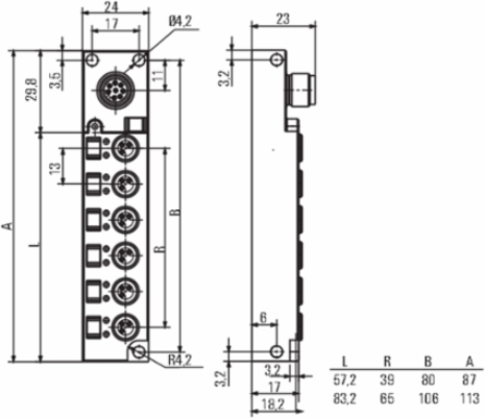 SAI-4-S 3P M8 L OL