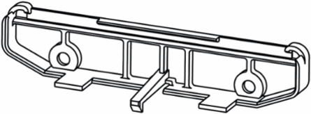 Electronics Housing End Plate, 4.26 Inch Length, IP20 Protection