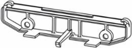 Electronics Housing End Plate, 4.26 Inch Length, IP20 Protection