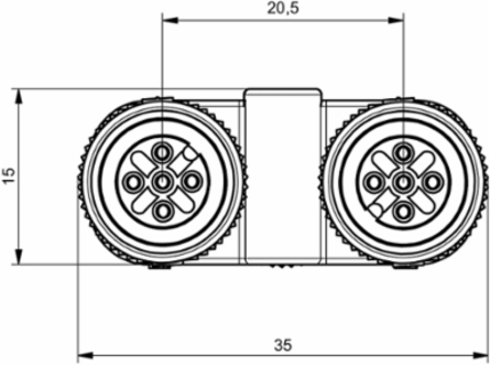SAI-Y-4S-M12/M12