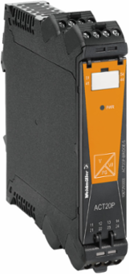 ACT20P Bridge Measuring Transducer, 0.886 Inch Width, Configurable Voltage and Current Output