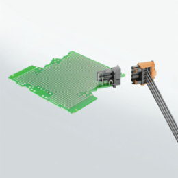 PCB Plug-in Connector 2 Poles 50V Black Release Lever