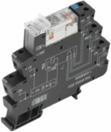 Relay Module 24 V DC, 2 CO Contacts, 8 A, 12.8 mm Wide