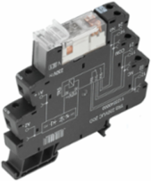 TERMSERIES Relay Module, 2 CO Contacts, 24-230V UC, 8A, 12.8mm Wide
