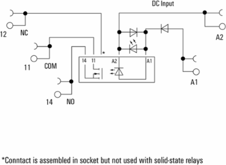 Solid-State Relay 1 NO Contact, 24V DC 20%, 2A Continuous Current