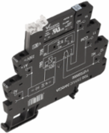 TERMSERIES Solid-State Relay, 120V UC, 2A, 3-33V DC Switching