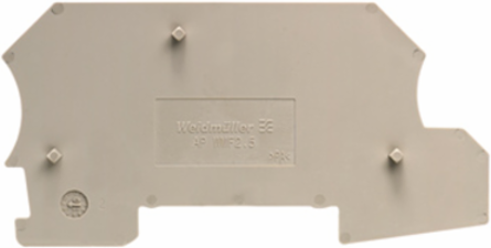 W-Series End Plate 3.435 Inch Height, 1.5 mm Width, Wemid Material