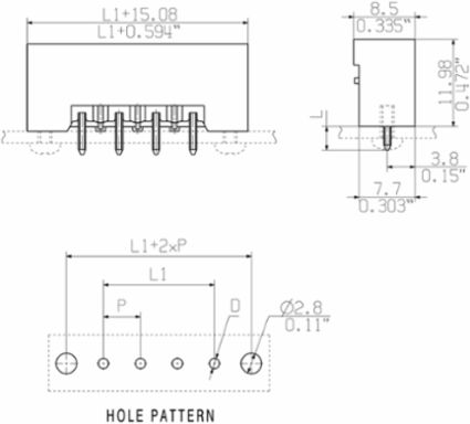SL 5.08HC/24/180F 3.2SN BK BX
