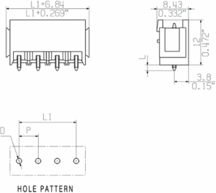 SL 5.08HC/21/180B 3.2SN BK BX