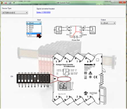 ACT20M Signal Converter/Insulator, 1-Channel, 6.1mm Width, 0-20 mA Input