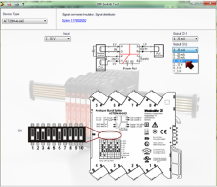 Signal Duplicator/Isolator 24 V DC, 2 Outputs, 0/4-20 mA, 0/2-10 V