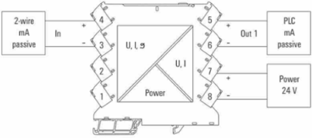 Universal Signal Converter, 2-4 Wire RTD/Thermocouple, 80g Weight, 114.3mm Depth