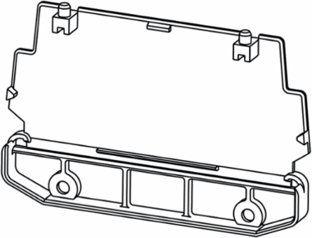 Electronics Housing RS 100 Profile, 4.26 Inch Length, 21.5 mm Width, IP20