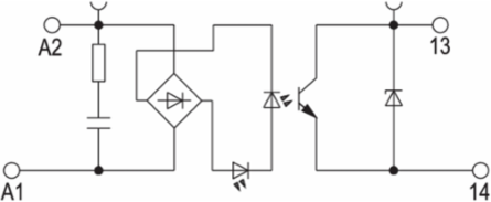 TERMOPTO Solid-State Relay, 230 VAC, 500 mA, 1 NO Contact