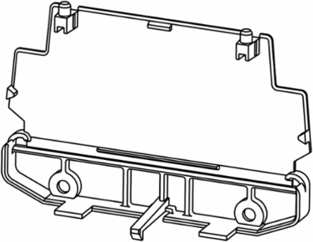 AP 110 BK Electronics Housing, Width 1.071 Inch, Black, IP20, 73.6 mm Height