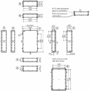 Klippon TB MH Multi Hinge Terminal Box, 762mm Height, 508mm Width, Stainless Steel