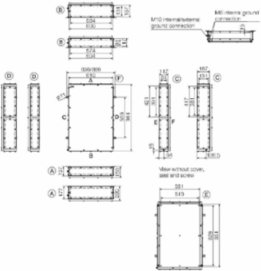 Klippon TB MH Terminal Box, Stainless Steel, 914 x 610 x 150mm, IP66/67
