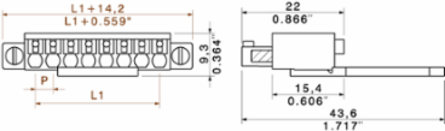 PCB Plug-in Connector, 3.81 mm, 12 Poles, 180 , PUSH IN Connection