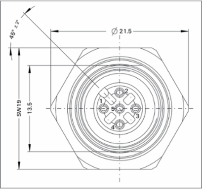 SAIE-M12B-5-2.0V-HW-PG9