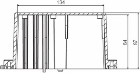 IP65 Polycarbonate Enclosure 7.126 Inch x 4.094 Inch, UL 94 5VA