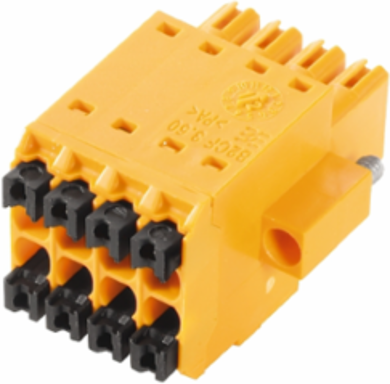 PCB Connector 3.50 mm Pitch, 20 Poles, 180 Rotation, Push-In, Max 9A