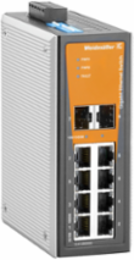 Unmanaged Gigabit Ethernet Switch, 6 Ports, IP30, -40 to 75 C Operating Temp