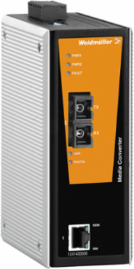 Fast Ethernet Media Converter, 4.134 Inch Length, 1x RJ45 and 1 SC Multi-mode Port