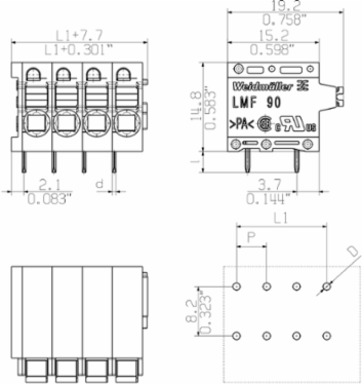 LMF 5.00/08/90 3.5SN OR BX