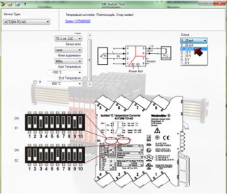 Configurable Temperature Converter, Thermocouple Input, 4.43 Inch Height
