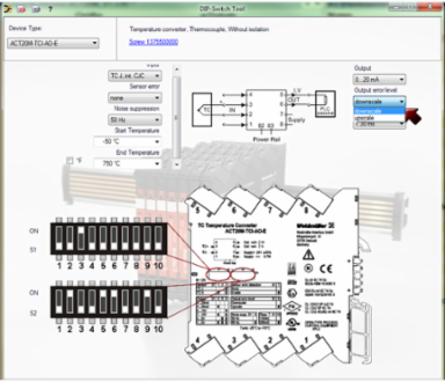 Configurable Temperature Transducer, Thermocouple Input, Depth 4.5 Inch, Height 4.429 Inch