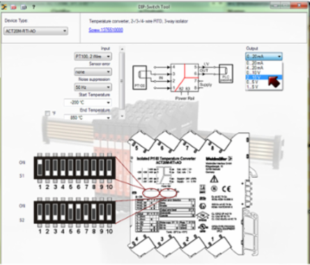 Temperature Transducer with RTD Input, 4.5 Inch Depth, 0.24 Inch Width