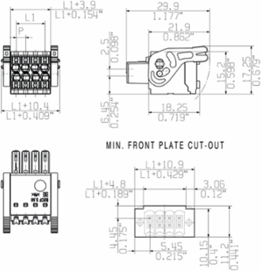 PCB Plug-in Connector, 6 Poles, 3.50 mm, PUSH IN, 1.5 mm2 Max Clamping Range