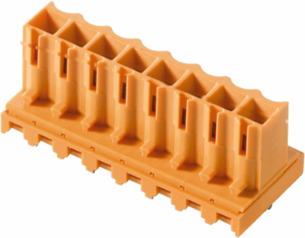 PCB Plug-In Connector 3.50 mm, 9 Poles, THT, 3.2 mm Solder Pins, Orange