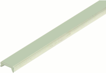 Transparent Cover Profile, 300 mm Width, 7.4 mm Height, PA 66 Material