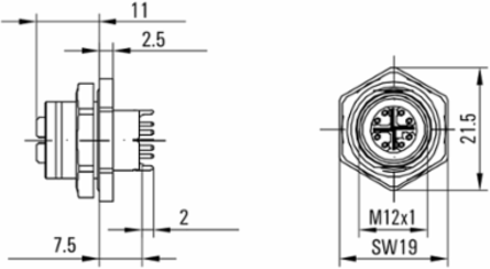 IE-PCBR-M12X-S-180