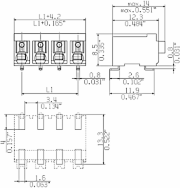 LSF-SMD 5.00/03/90 SN BK RL