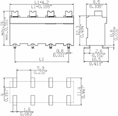 LSF-SMD 7.50/06/180 SN BK RL