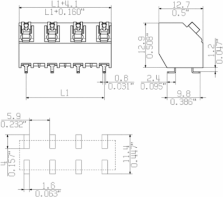 LSF-SMD 7.50/05/135 SN BK RL