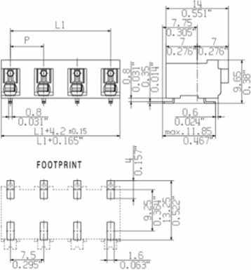 LSF-SMD 7.50/02/90 SN BK RL