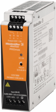PRO MAX3 120W 24V 5A Switch-Mode Power Supply, 5.118 Inch Height, 120W Output