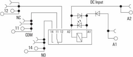 TERMSERIES Relay Module, 24VDC, 16A, 1 CO Contact