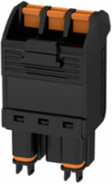 PCB Plug-In Connector, 5.00 mm, 3 Poles, Push-In, Black