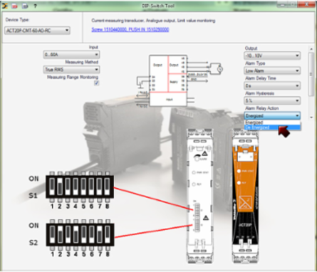Current-measuring Transducer 60 A AC/DC, PUSH IN, 4-Way Isolation